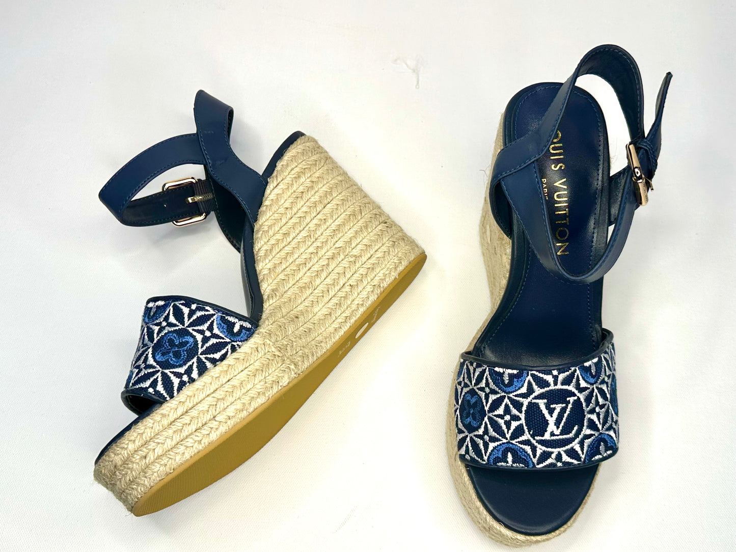 LV Helios Wedge Espadrille
