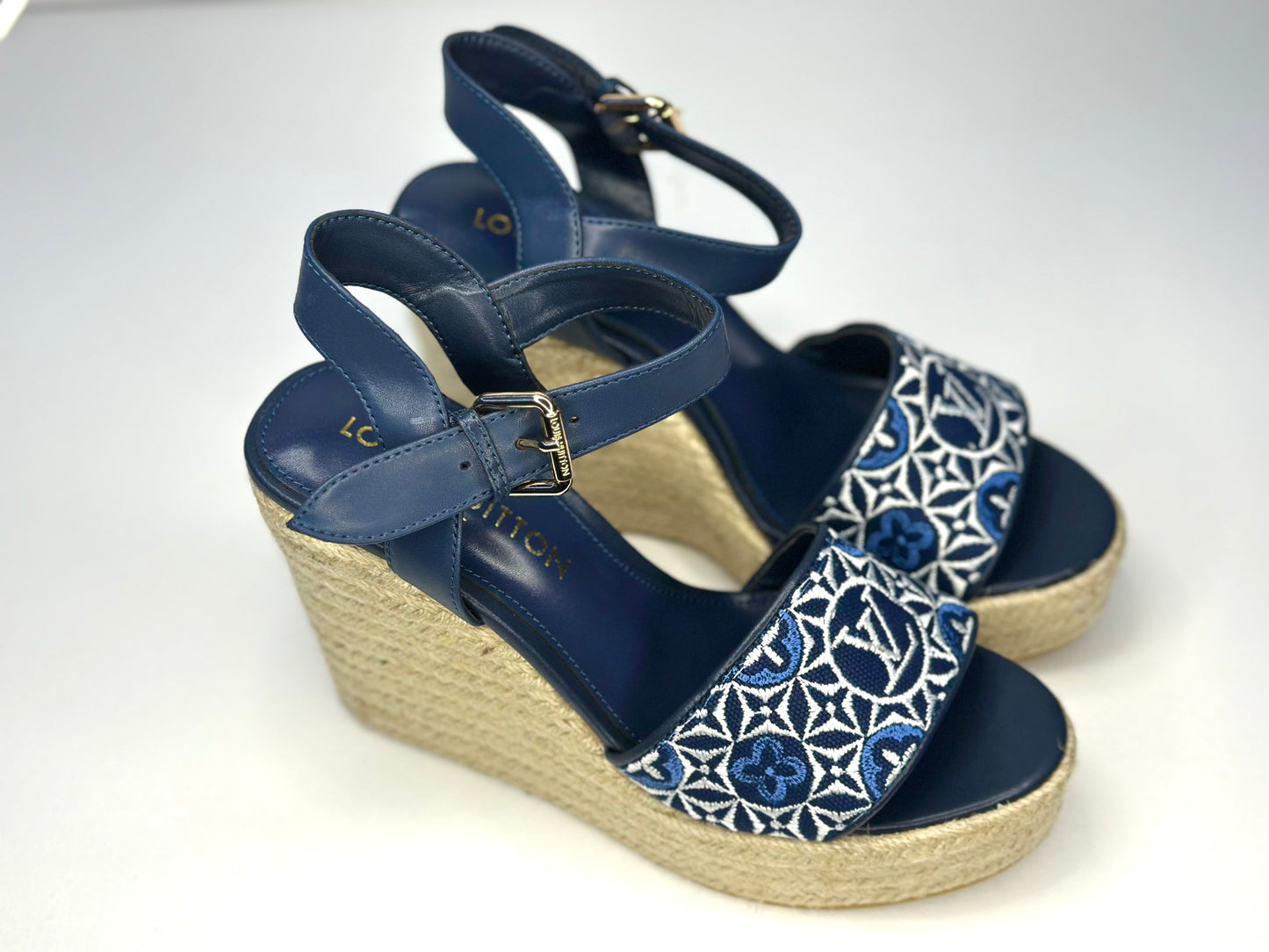 LV Helios Wedge Espadrille