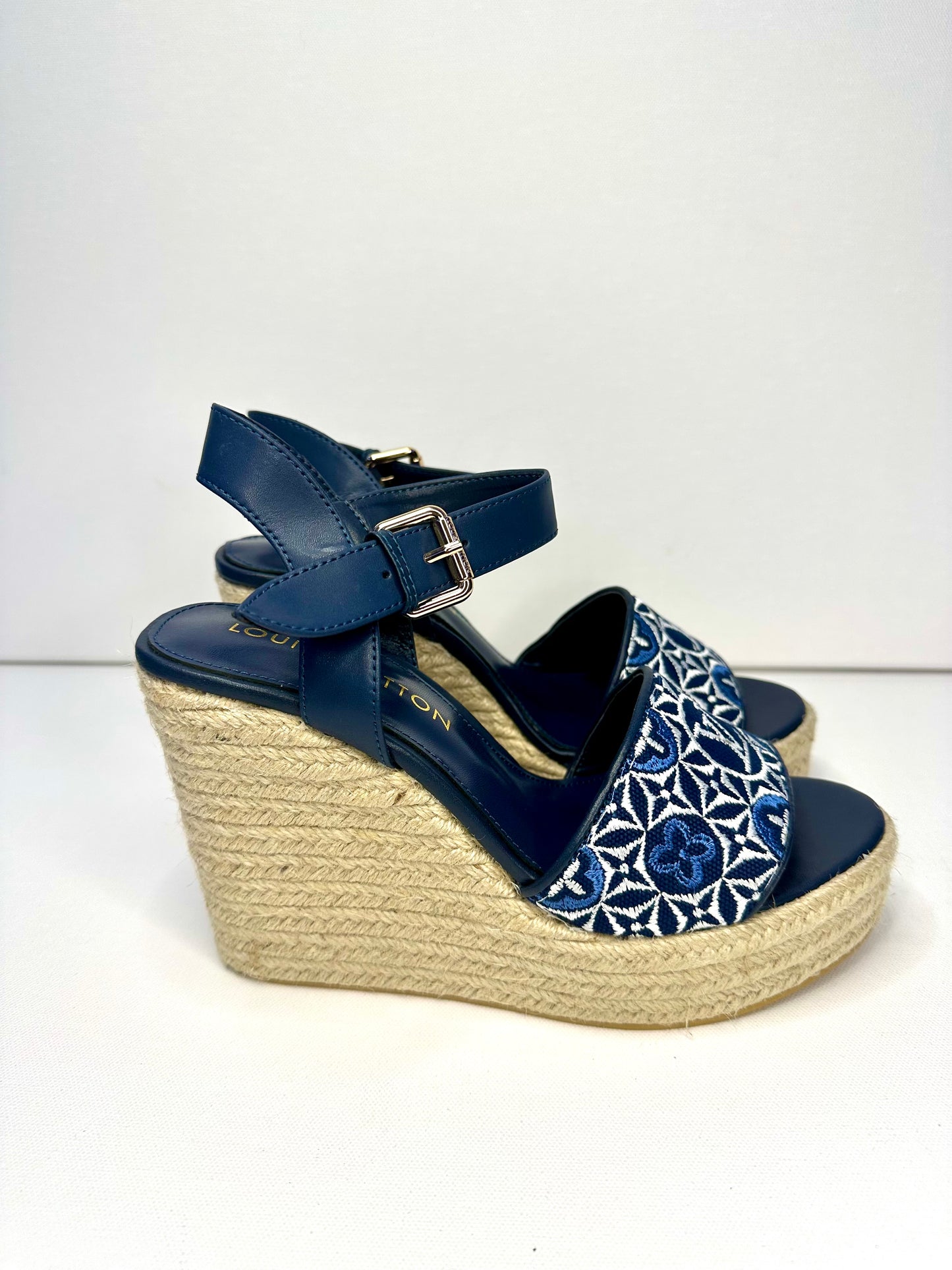 LV Helios Wedge Espadrille